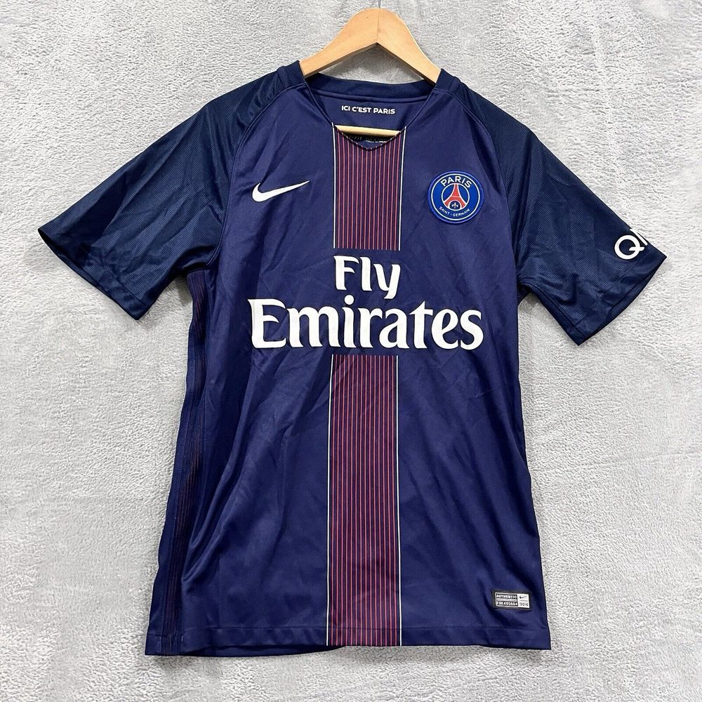 Paris Saint-Germain Jersey S Home Football‎ Soccer 2016 - 2017 Nike 776929-410